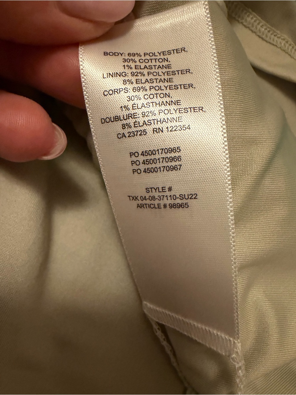 Aritzia Wilfred Blue Gingham Seersucker Strapless Mini Dress XL Summer Coastal - Picture 5 of 7